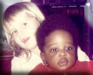 cliff06.jpg - My first girlfriend. 

At my age I was the best baby that a mom could ever wish for, said my mom. She said that because in the Winter she would put me to bed at four in the afternoon and I usually did not wake up till the next morning. I did not cry. I ate all my food, and was very cooperative.  
        
This period of my life was a period of learning and development. I was able to develop some of my ever growing skills. This was the period where I was adored and loved by everyone, and got a bit of everybody had now somewhat matured into a pretty decent baby.